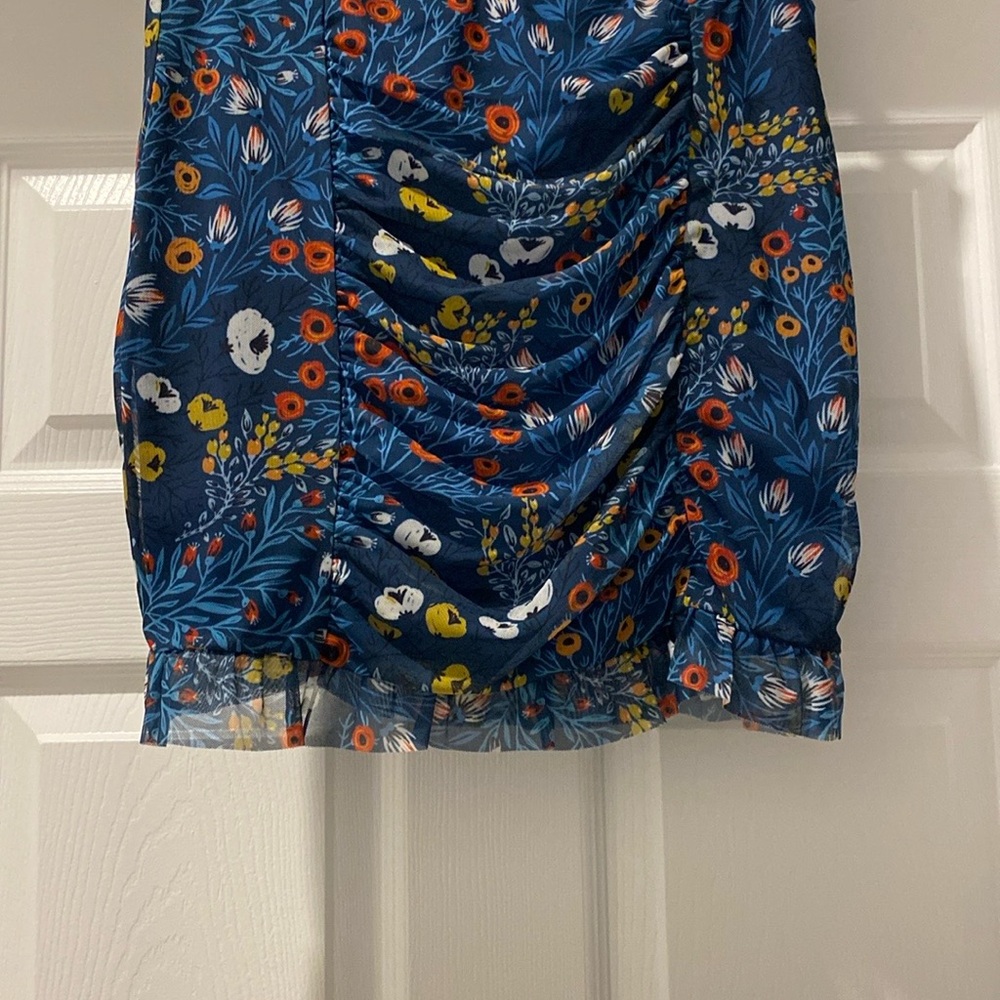 Free People Midnight Blue Floral Dress